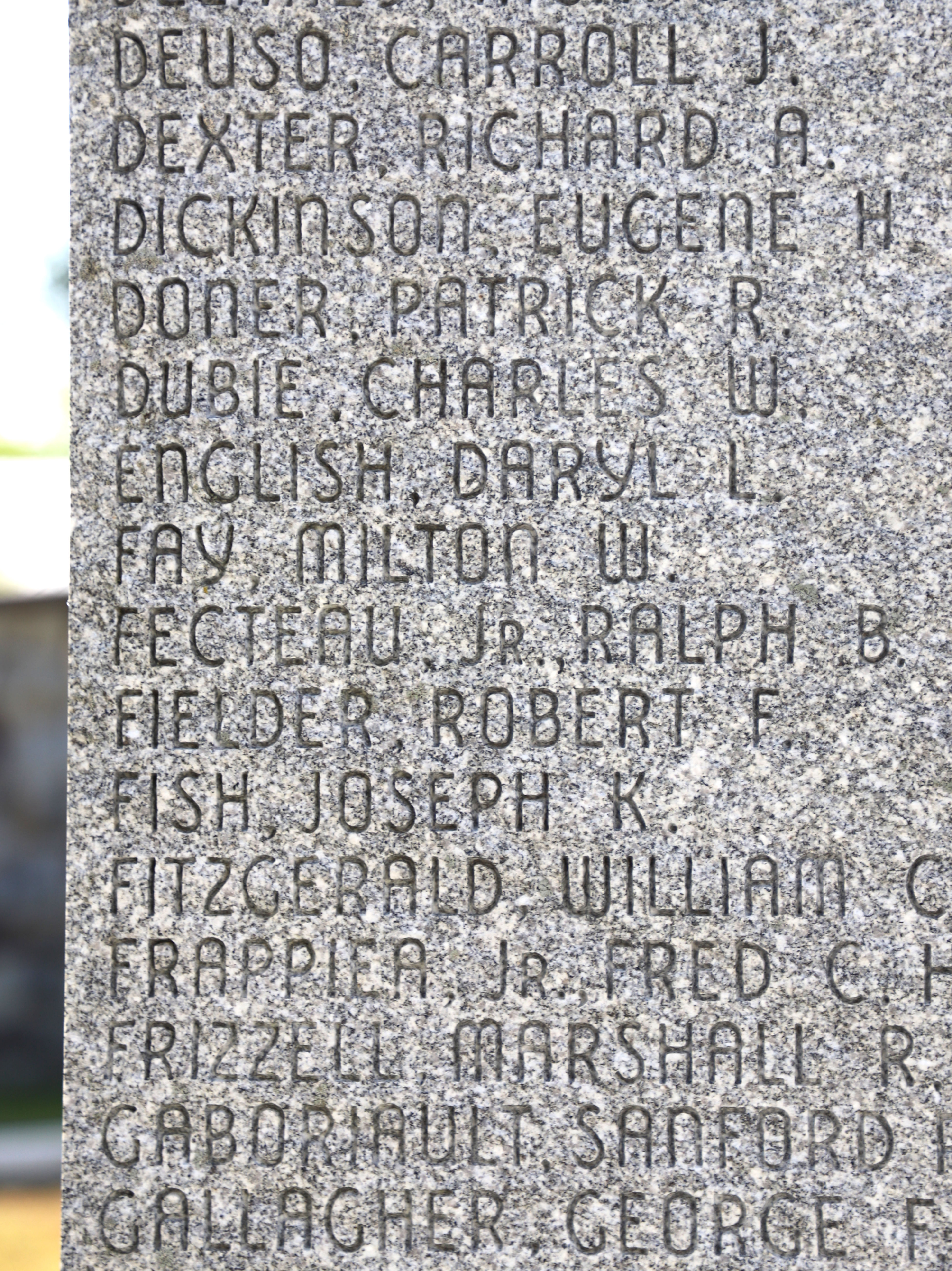 Vermont Vietnam Veterans Memorial - Sharon Vermont - Deuso - Gallagher