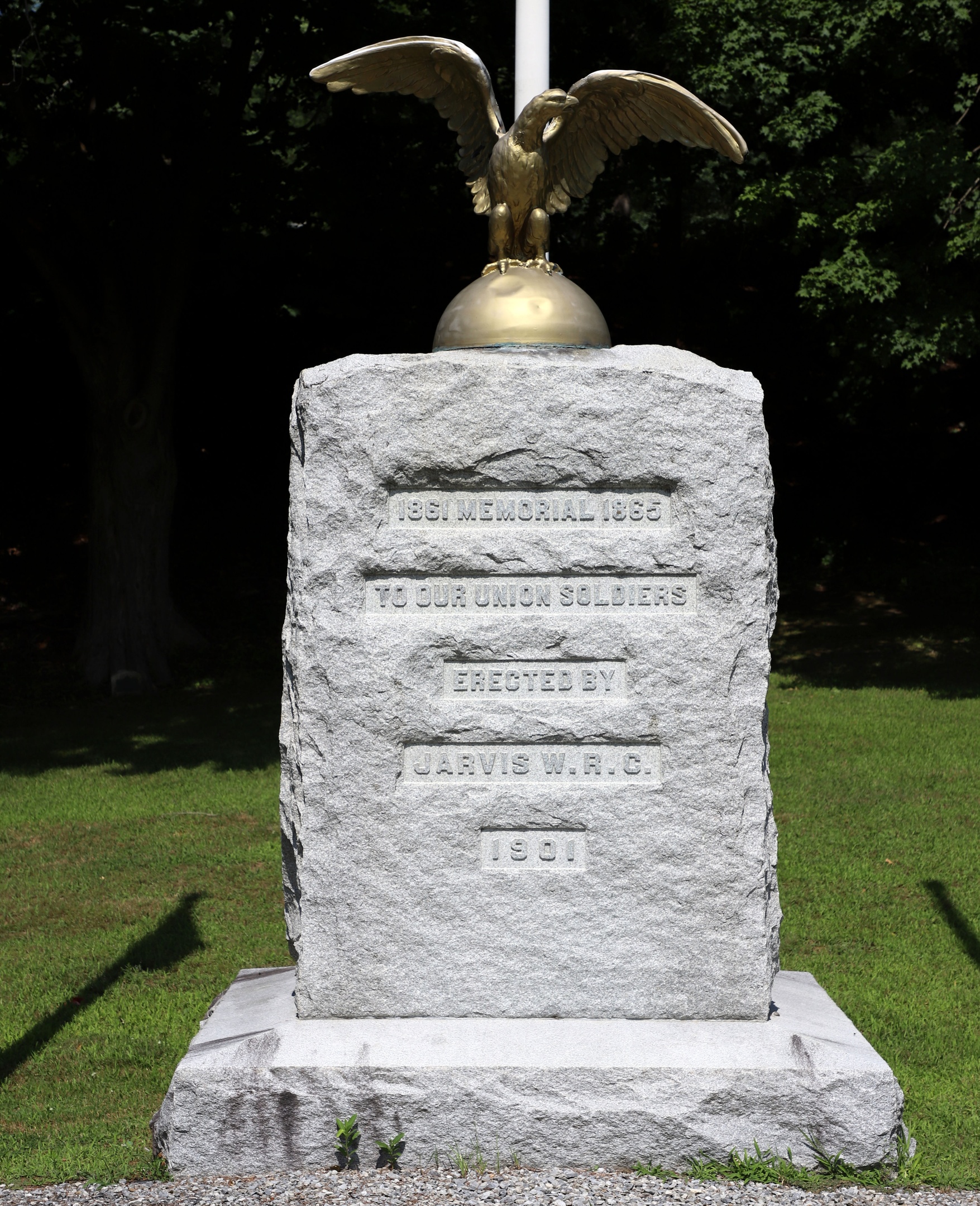 Springfield Vermont Veterans Park Civil War Memorial