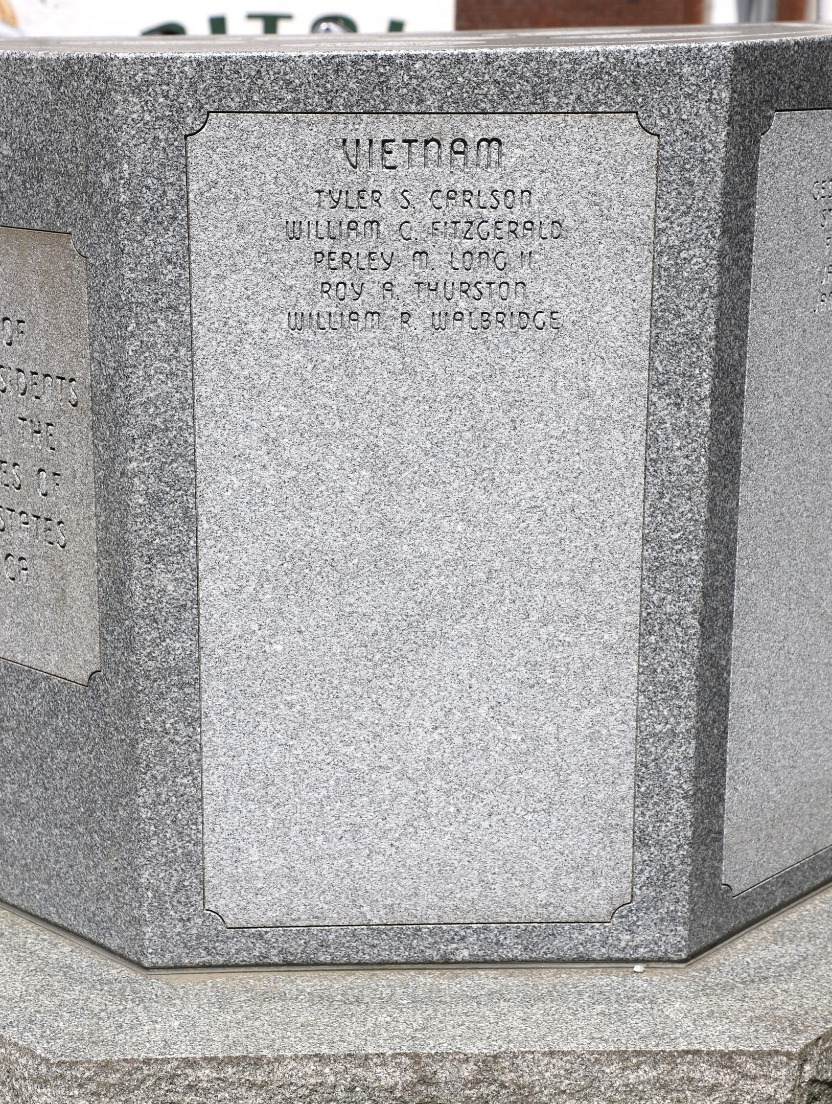 Montpelier Vermont City Veterans Memorial Vietnam War