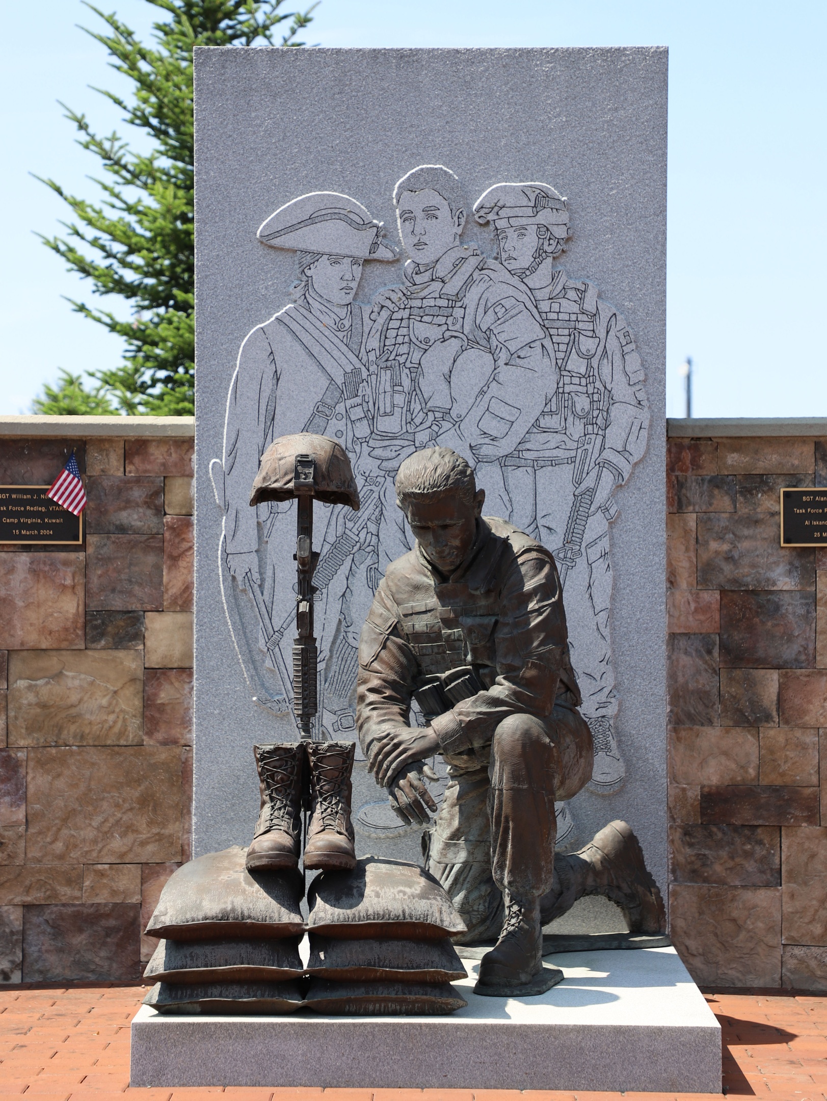 Vermont National Guard Base  Camp Johnson Fallen Heroes Memorial