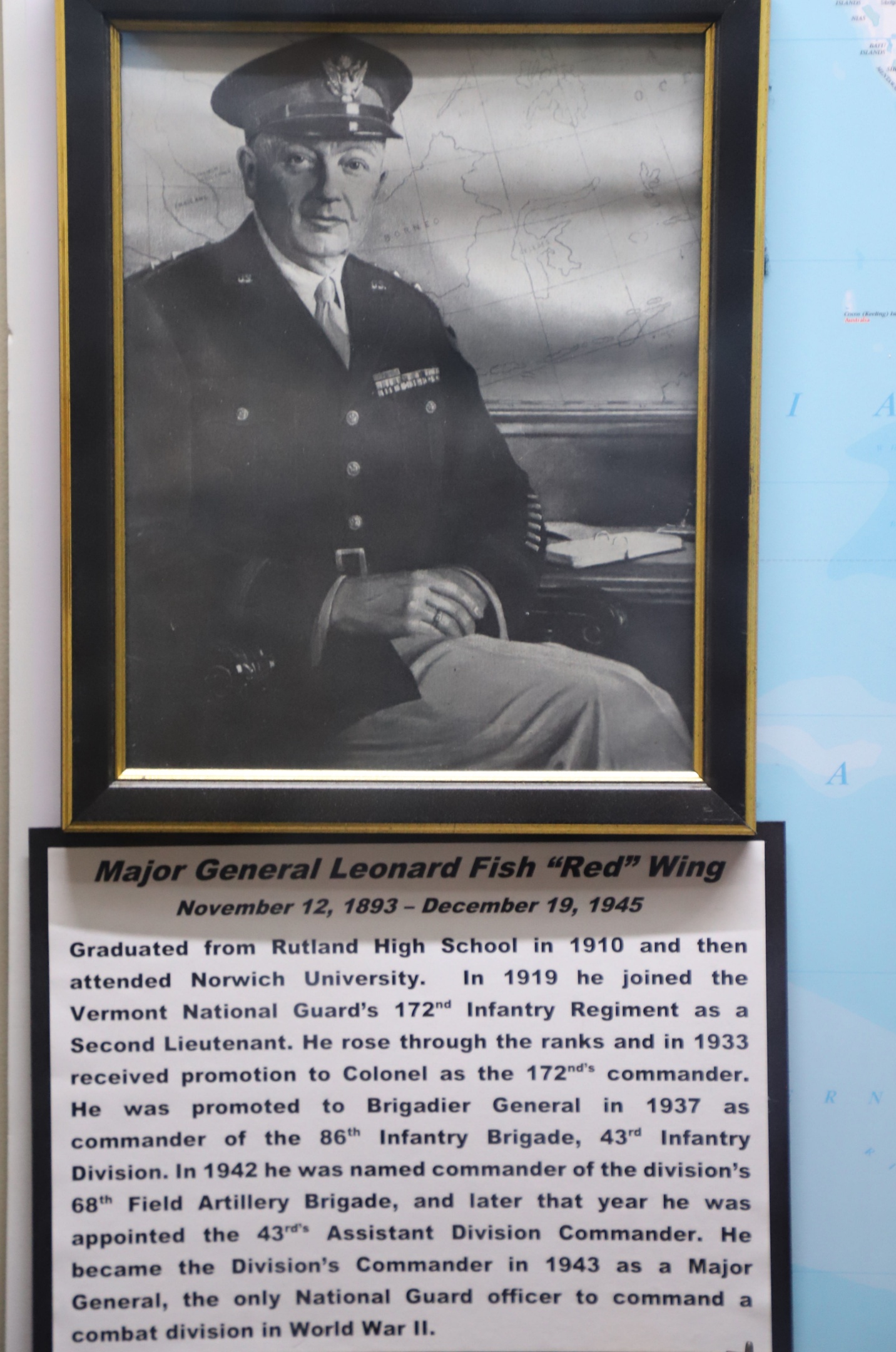 Vermont Major General Leonard Fish 