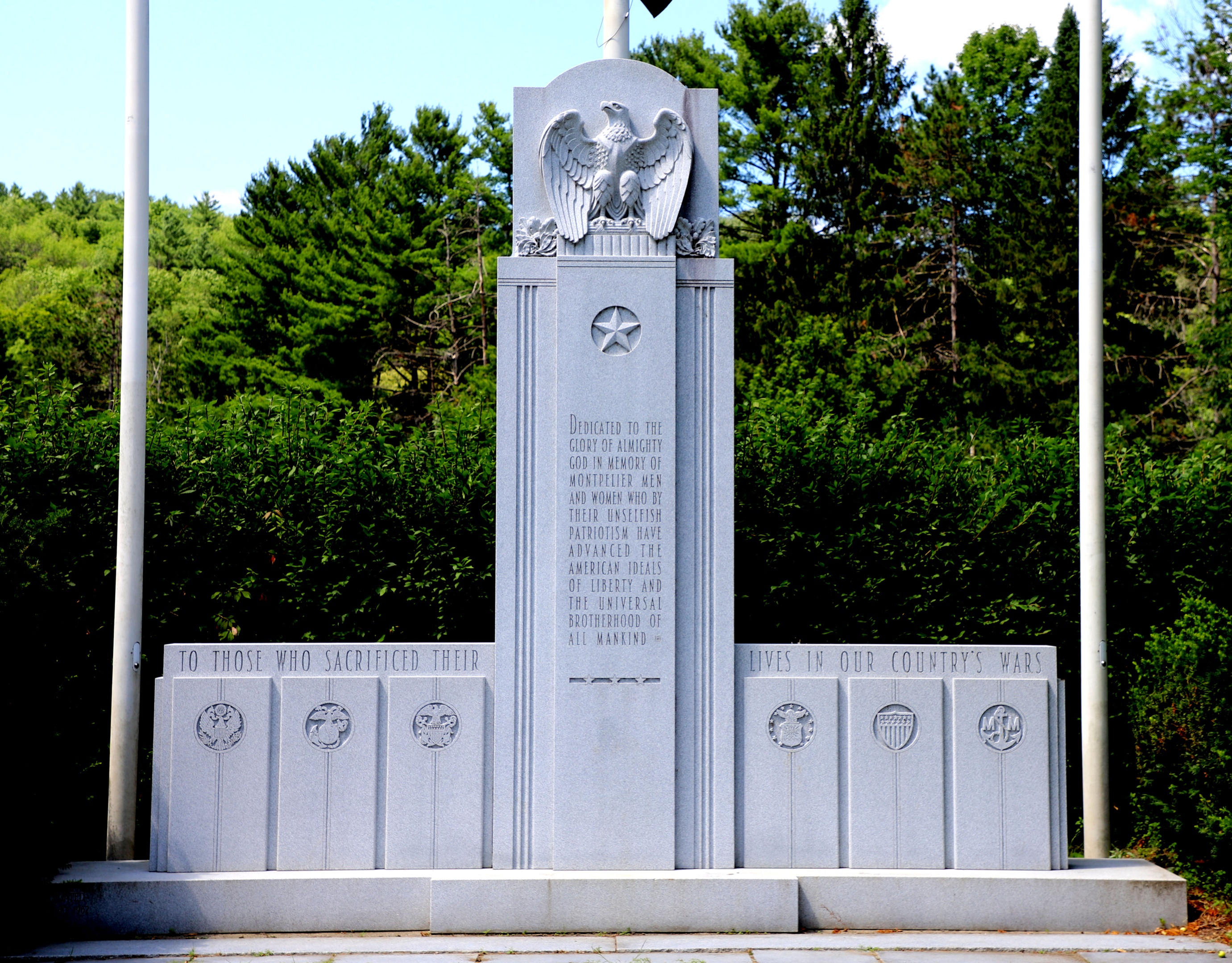 Montpelier Vermont State House Veterans Memorial