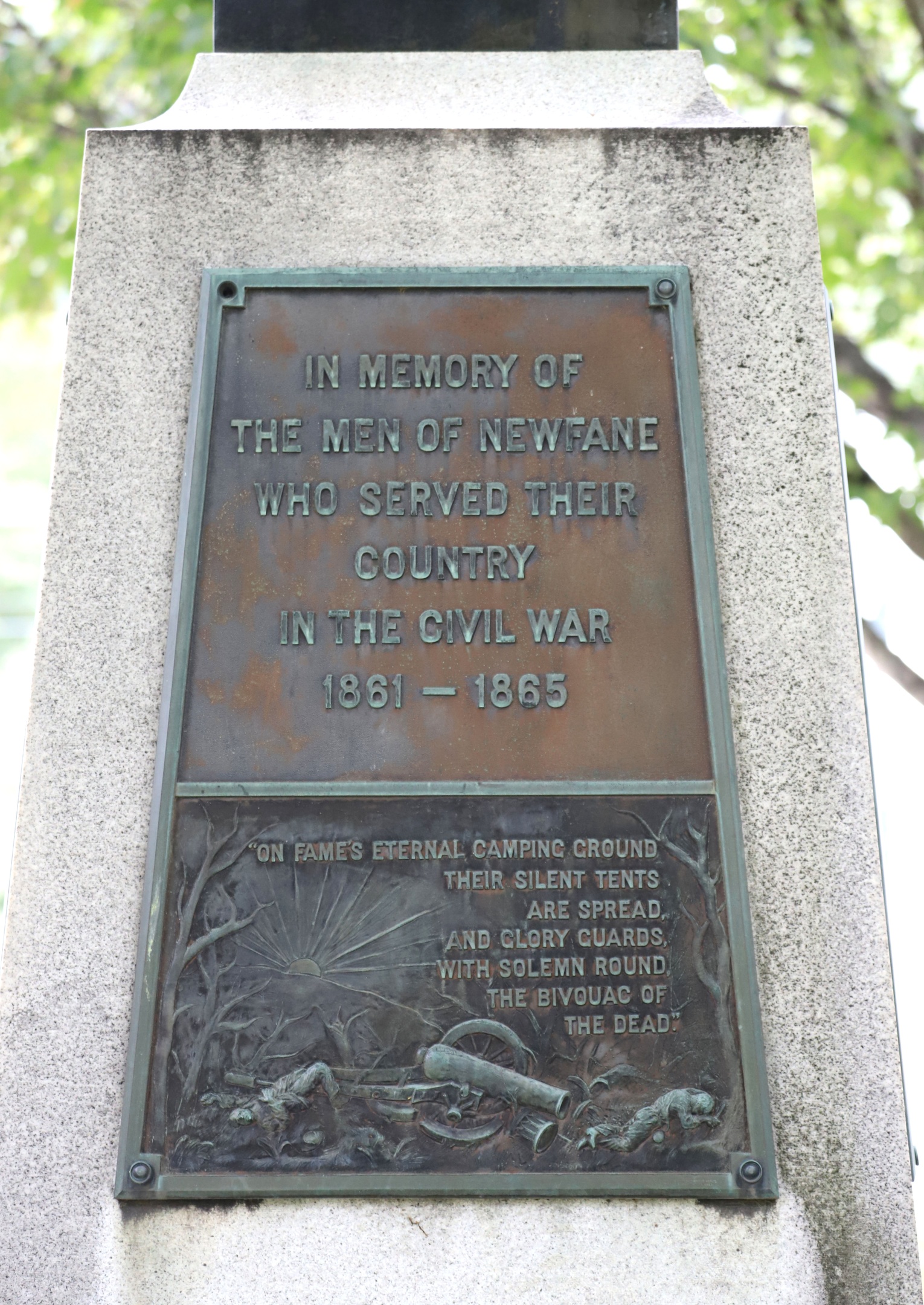 Newfane Vermont Veterans Memorials