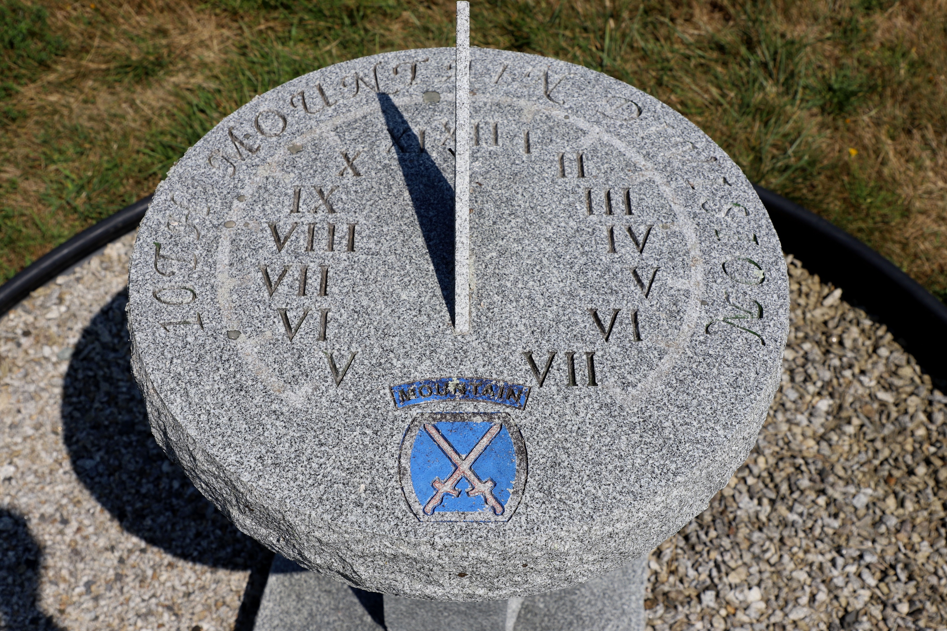 Vermont Veterans Memorial Cemetery - 10th Mountain Division Sundial