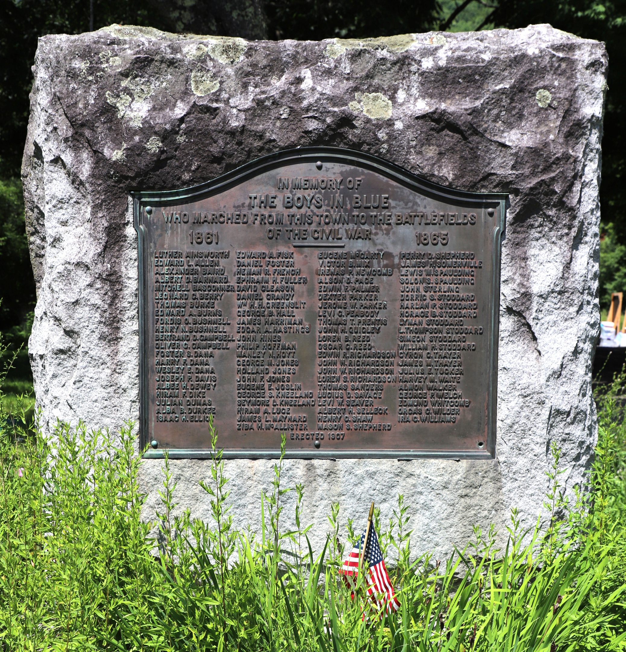 Waitsfield Vermont Civil War Memorial