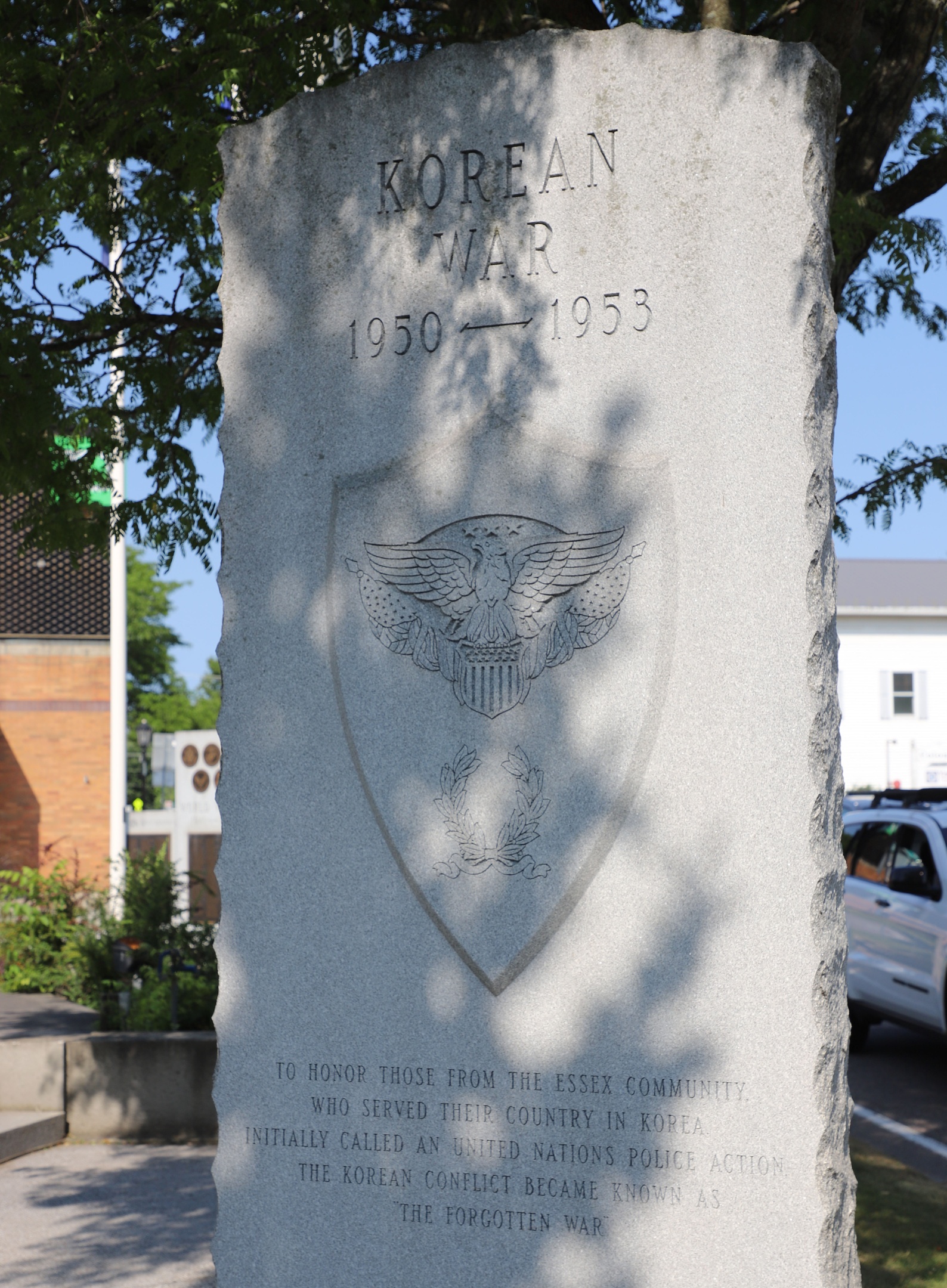 Essex Jct Vermont Korean War Memorial