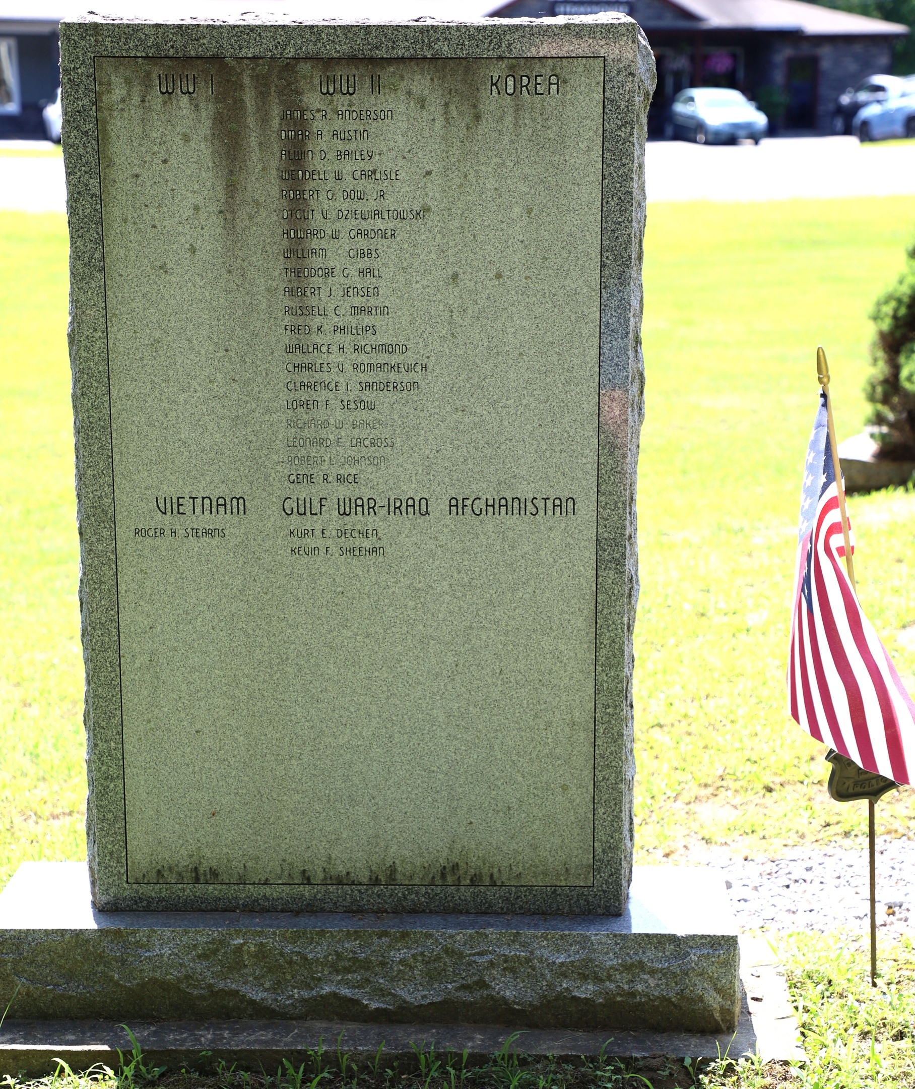 Springfield Vermont All Wars Memorial