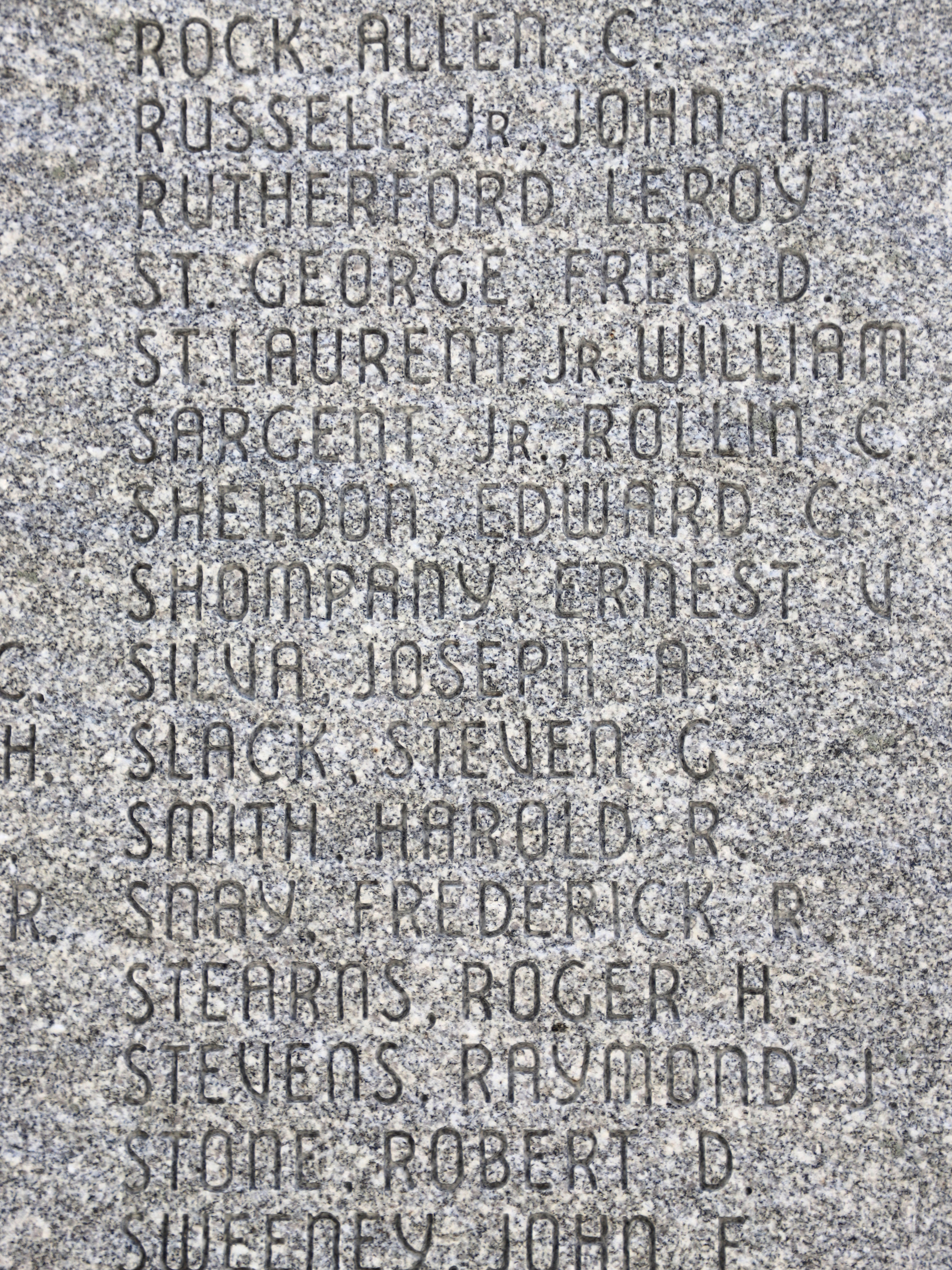 Vermont Vietnam Veterans Memorial - Sharon Vermont - Rock - Sweeney