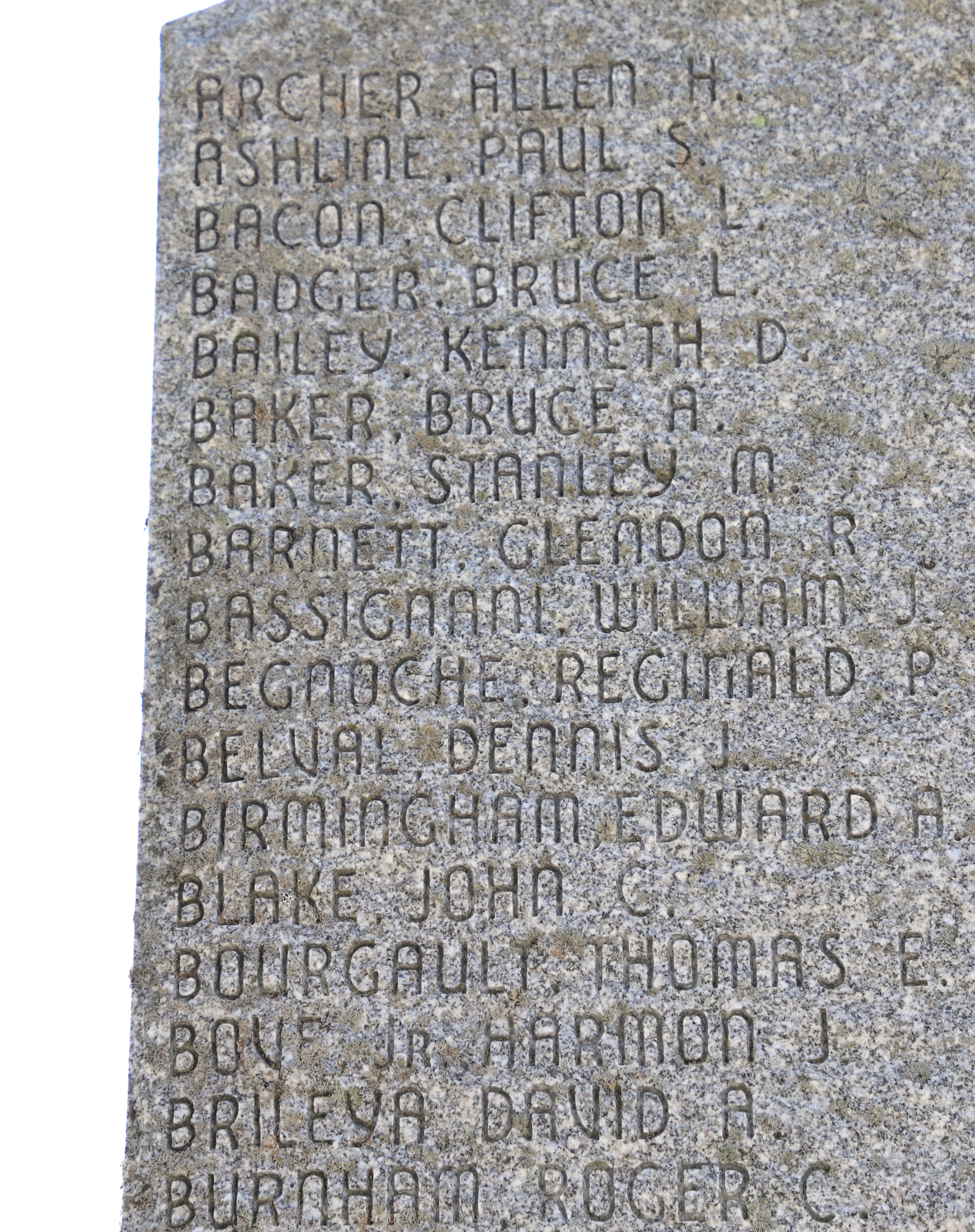Vermont Vietnam Veterans Memorial - Sharon Vermont Archer - Burnham