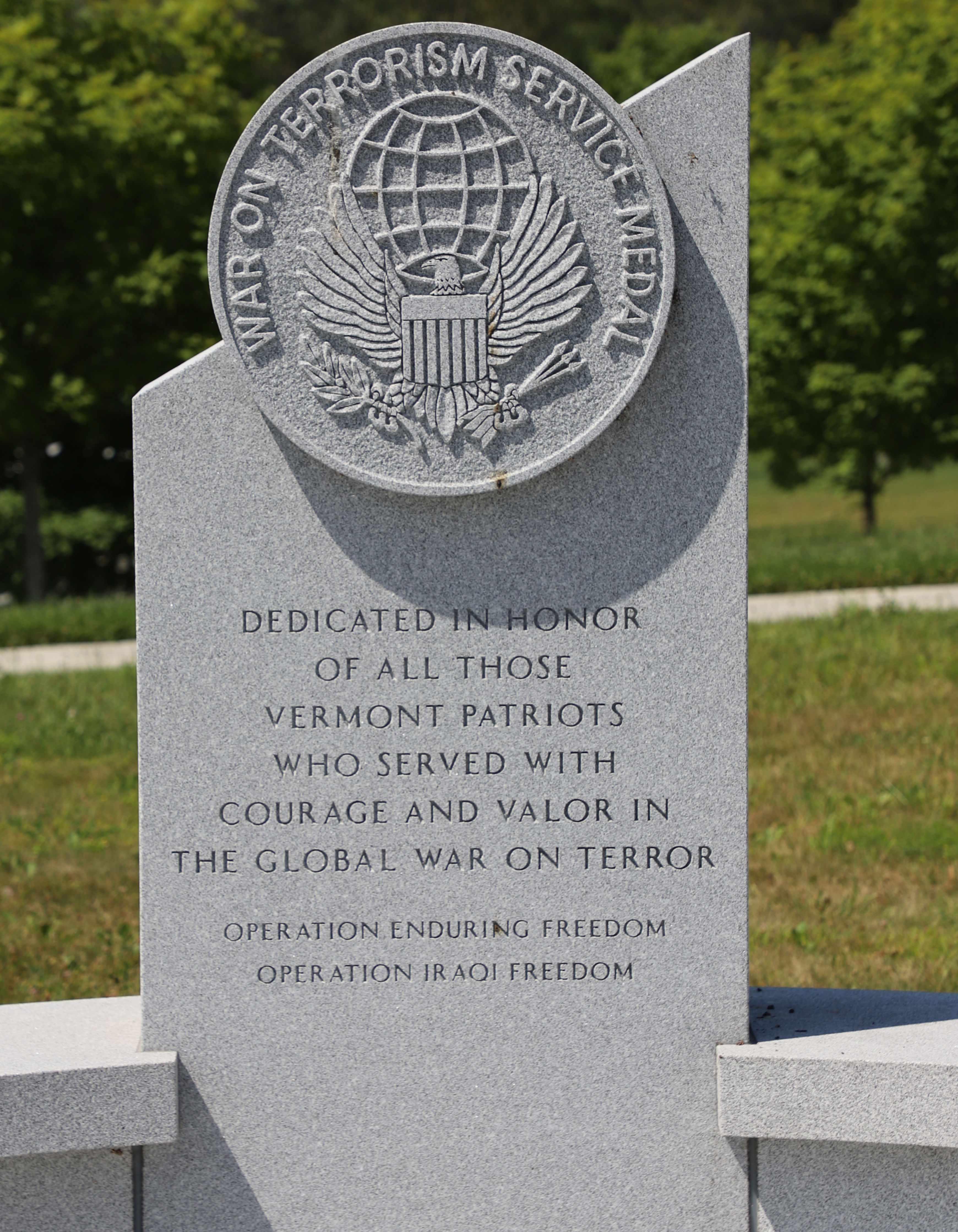 Vermont Veterans Memorial Cemetery Global War on Terror Monument
