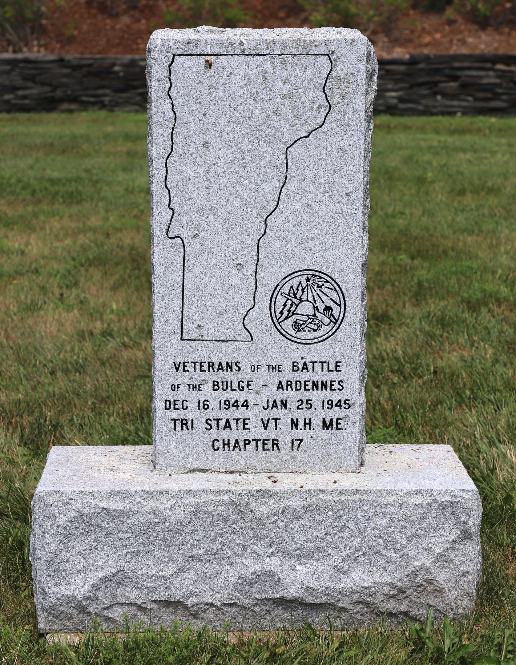 Vermont Veterans Memorial Cemetery - Battle of the Bulge Monument