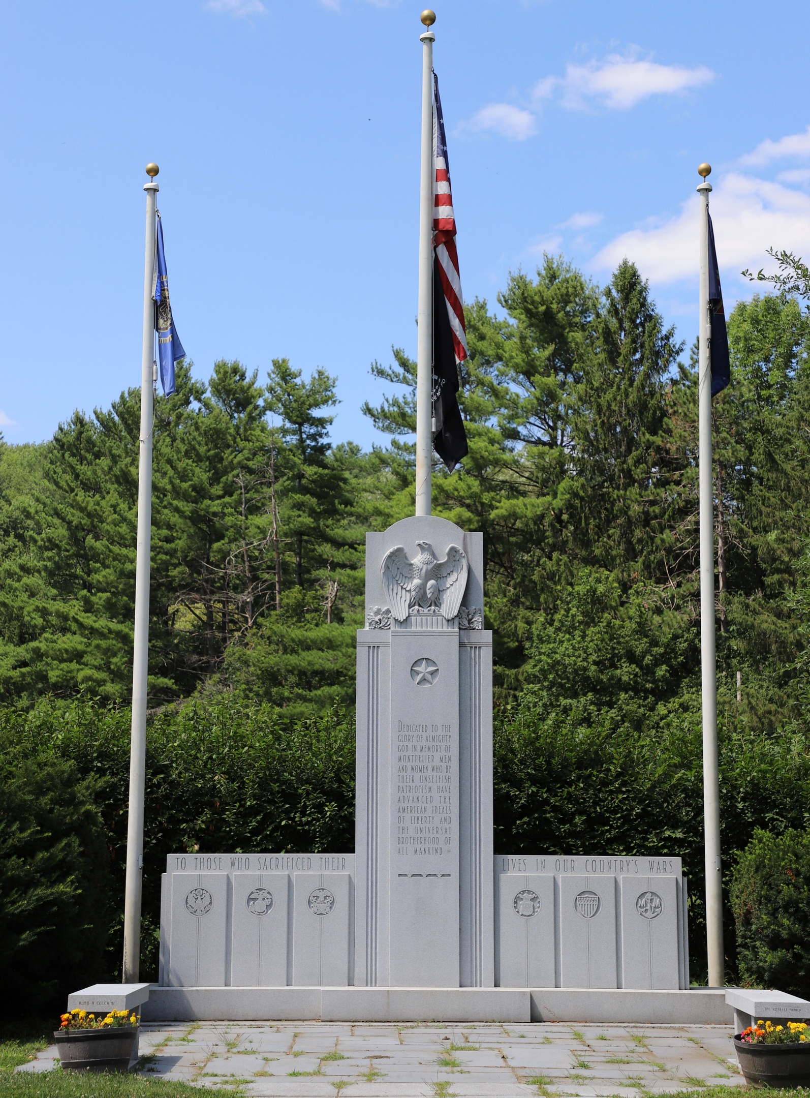 Montpelier Vermont State House Veterans Memorial